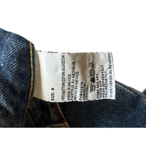 Vintage‎ Y2K Tommy Hilfiger Newest Slim Painter Women’s Denim Jeans - size 6 - Picture 7 of 15